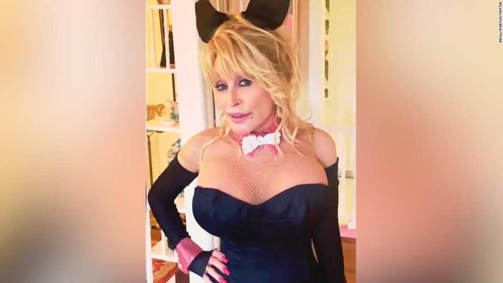 Dolly Parton recreates 70s Playboy cover shoot for her husband's birthday - CNN Video