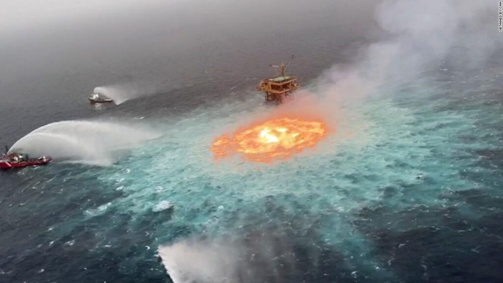 'Eye of fire' that erupted in Gulf of Mexico is under control, says Mexico-owned oil company