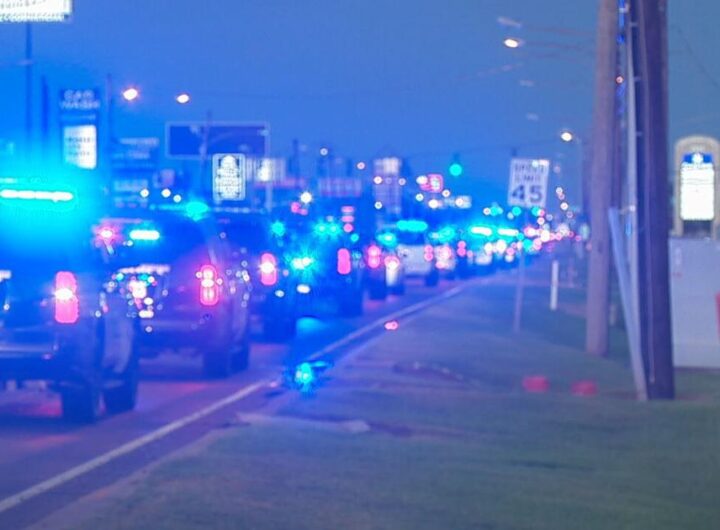 Fallen Officer William ‘Billy’ Collins honored with Sea of Blue procession