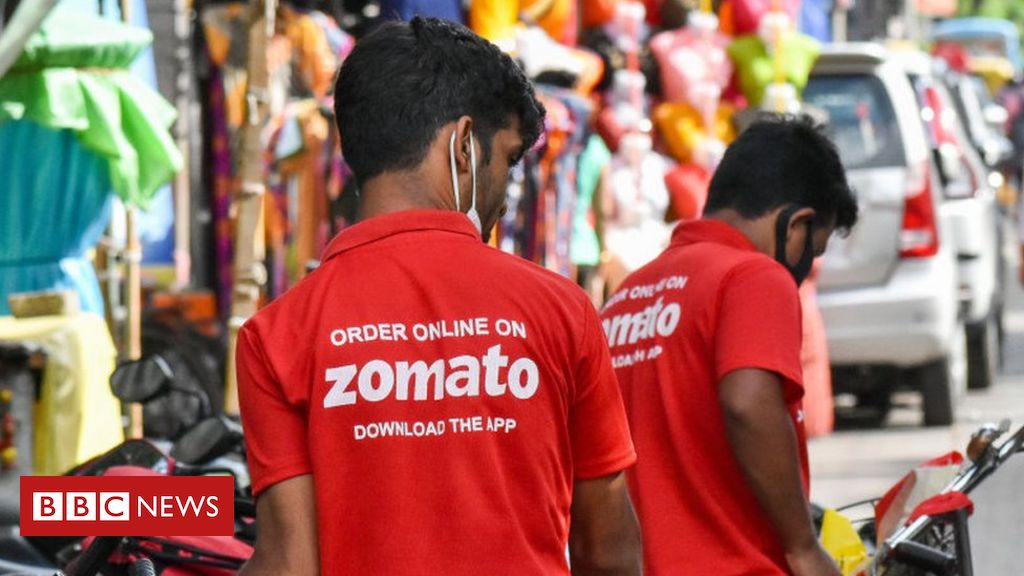 India food delivery giant Zomato sees stellar stock market debut