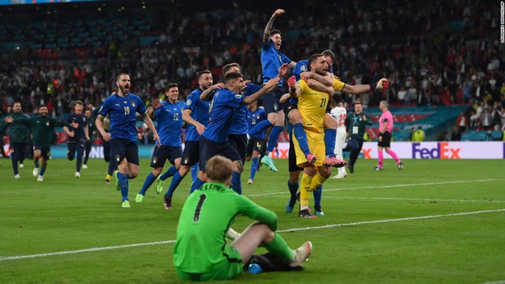 Italy crowned European champion after beating England on penalties