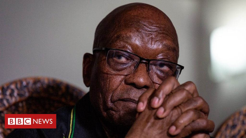 Jacob Zuma: Former president hands himself in to South African police