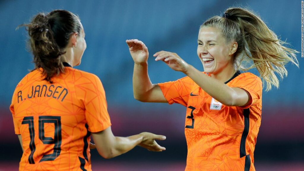 Netherlands thrashes Zambia 10-3 in women's football tournament to set new Olympics record