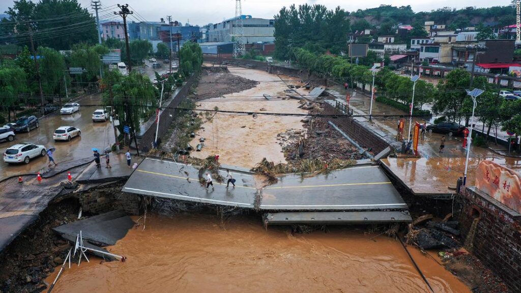 'Once in a thousand years' rains devastated central China, but there is little talk of climate change | CNN