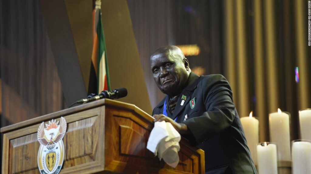 Zambia's first president, Kenneth Kaunda, buried amid controversy over site