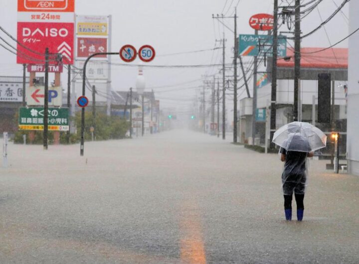 At least 4 people presumed dead after mudslides hit Japan