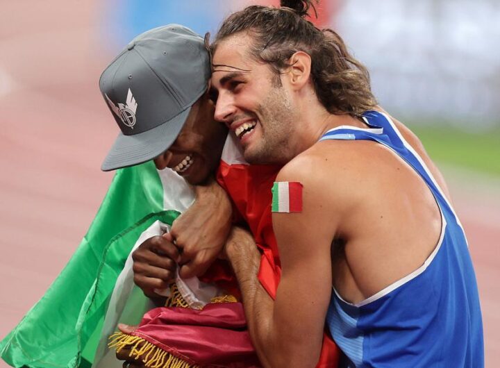 Gianmarco Tamberi and Mutaz Essa Barshim share Olympic gold in emotional high jump final | CNN