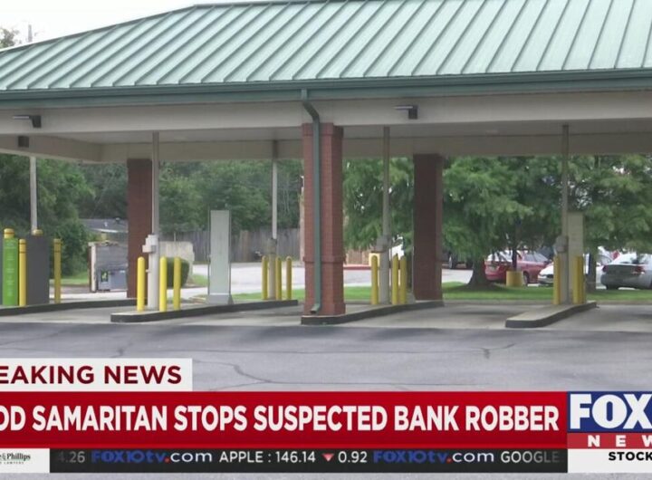 Good Samaritan stops robbery at Mobile bank