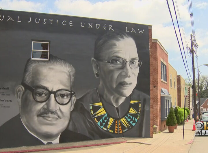 New Mural In Annapolis Across From Courthouse Features Ruth Bader Ginsburg, Thurgood Marshall
