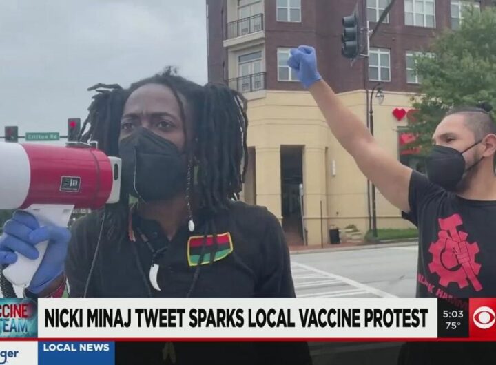 'Nicki told the truth to me, Dr. Fauci lied to me': Minaj fans in Atlanta protest vaccine mandate