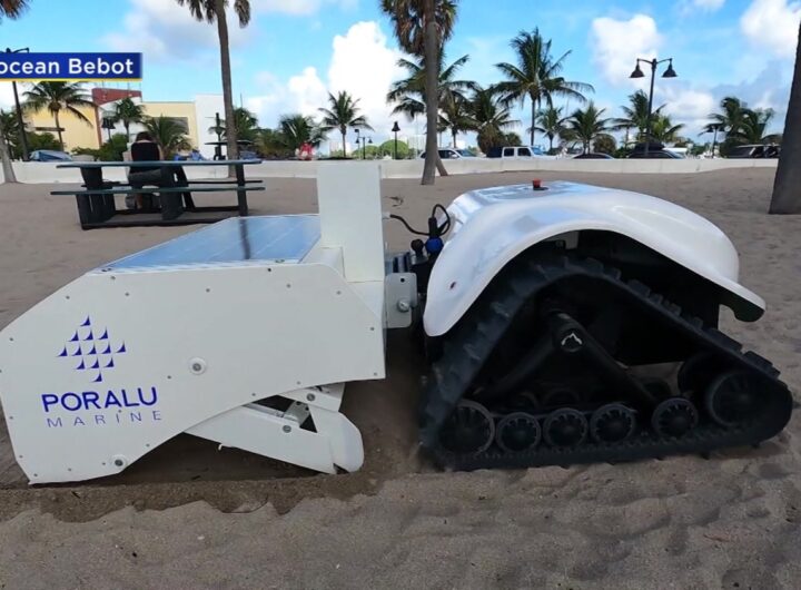 South Florida Based 4ocean's Solar-Powered Robot On A Mission To Keep Our Beaches Clean