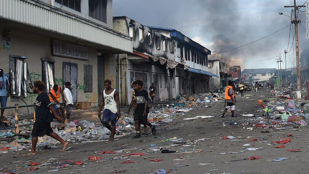 3 burned bodies found in Solomon Islands' Chinatown following protests