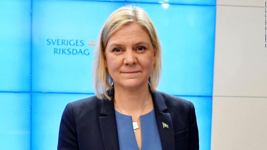 Sweden's lawmakers elect first female Prime Minister -- again
