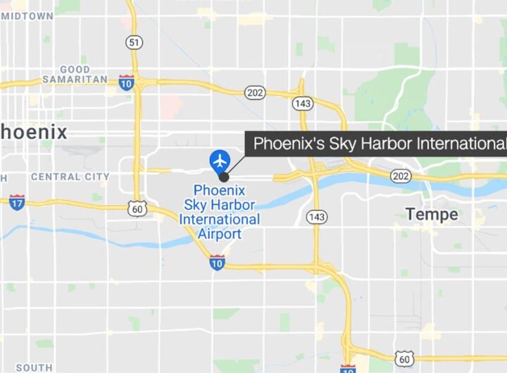 A man jumped out of taxiing airplane at Phoenix's Sky Harbor International Airport