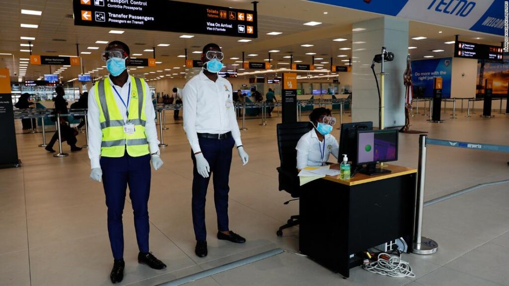 Ghana airport will fine airlines if they bring unvaccinated passengers to the country