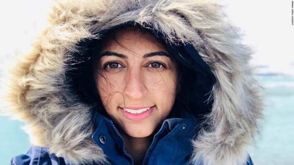British Sikh Army officer becomes first woman of color to ski solo to the South Pole
